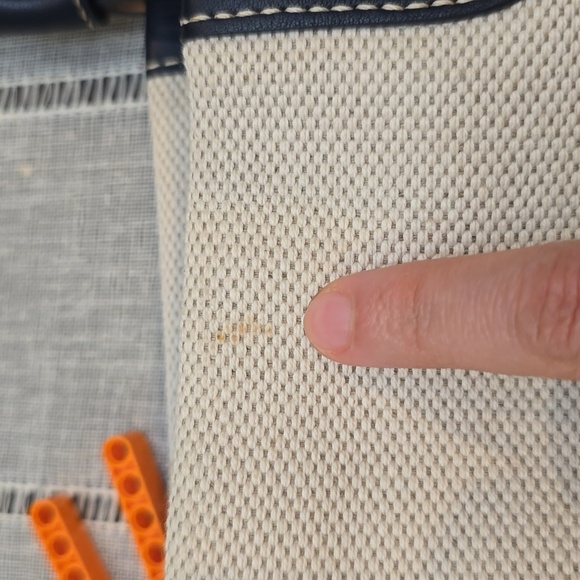 Dooney and Bourke  Nylon Leather Shopper Tote Bag Lined Handles Large - Picture 15 of 15